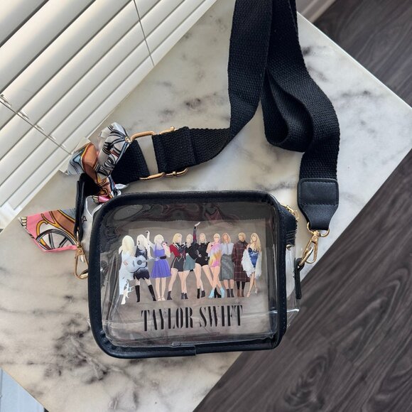 🎶 Taylor Swift Eras Tour 🎶  Clear Purse - Concerts, Festival, Sports - Picture 2 of 3